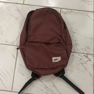 Nike Maroon Wine Red Unisex Backpack Bag Book Bag